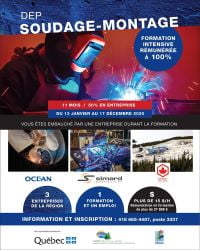 Des entreprises charlevoisiennes investissent dans une formation diplomante rémunérée à 100 % en soudage-montage