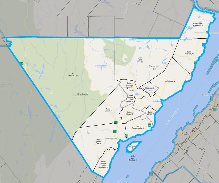 Territoire Centre de services scolaire de Charlevoix
