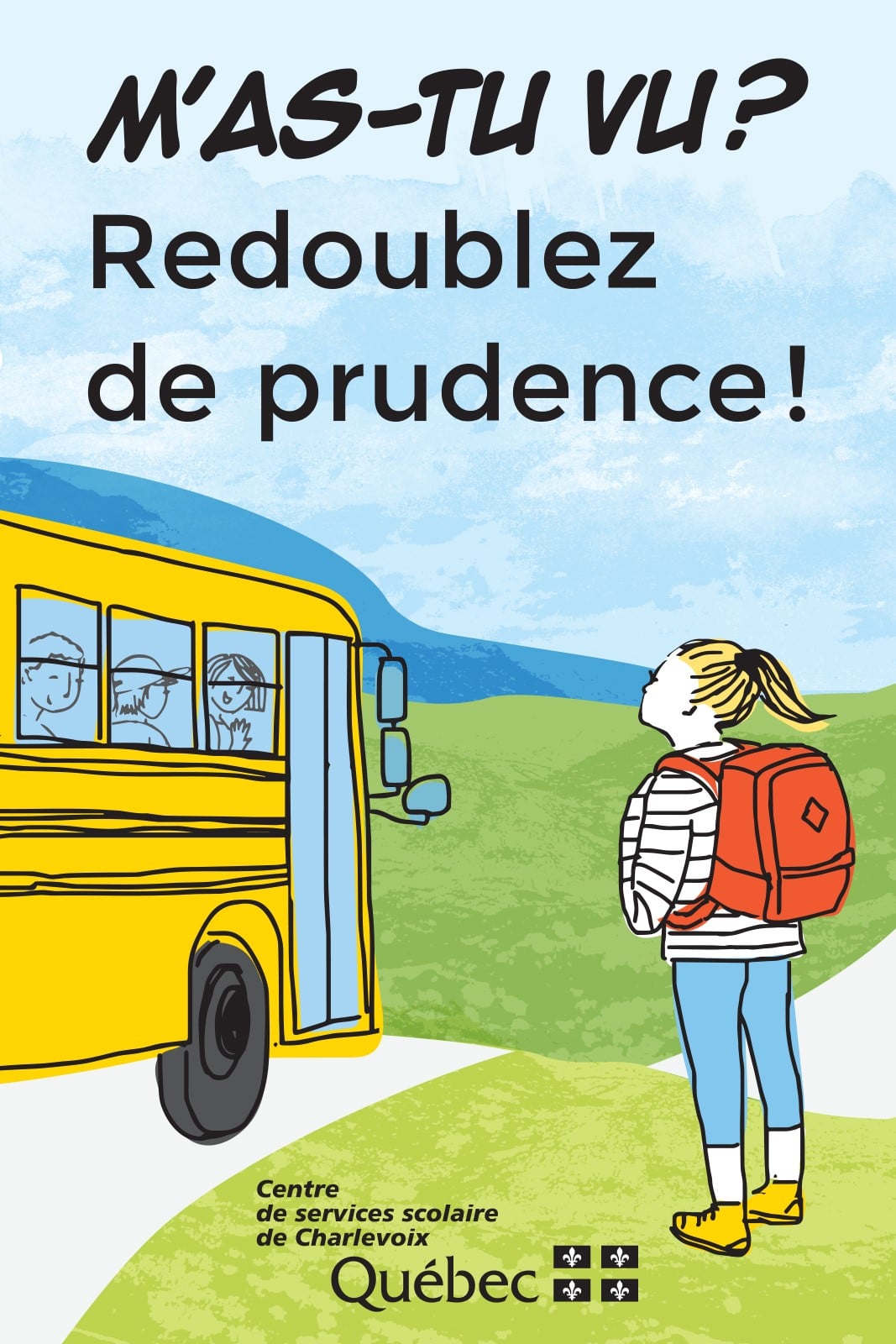 Communiqué – La campagne provinciale de sécurité en transport scolaire : M’as-tu vu?